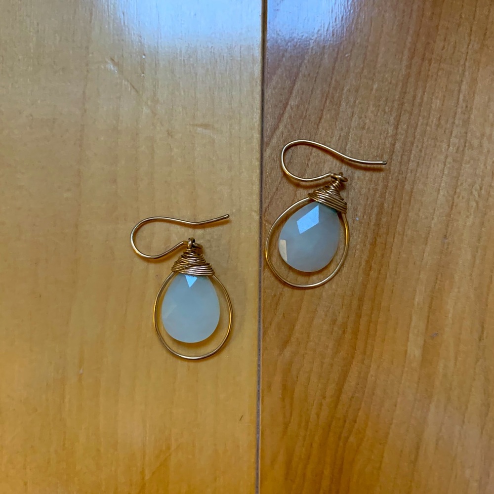 Aquamarine earrings